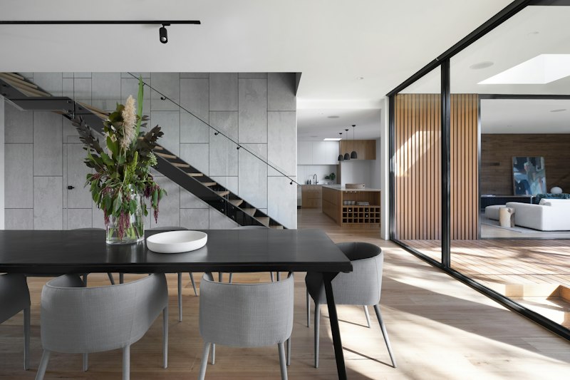 Contemporary home and landscaping